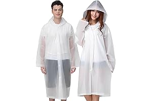 Cosowe Rain Ponchos: Adult Waterproof Raincoats