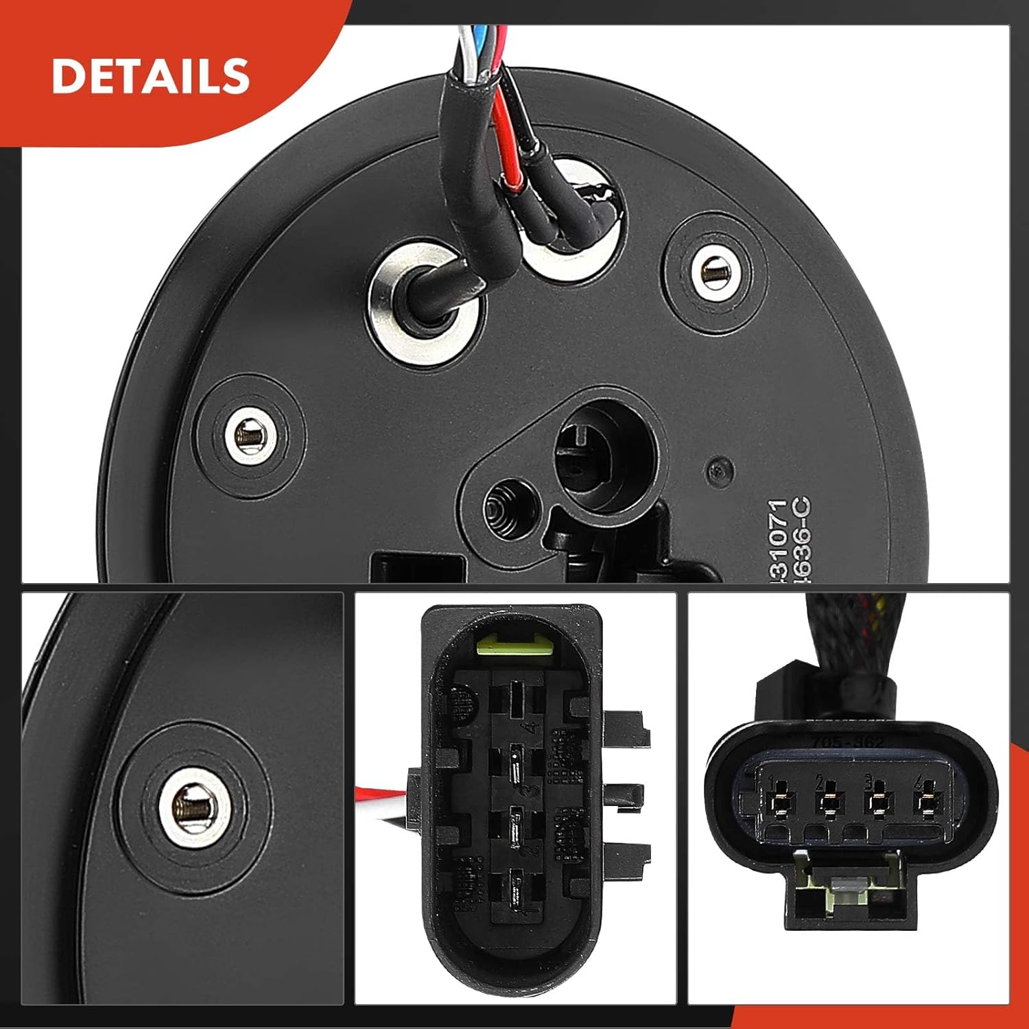 A-Premium Diesel Exhaust Fluid Heater Compatible with Mercedes-Benz W221 Series S350 2012 2013, 3.0L, Replace# A2214710475, 2214710475