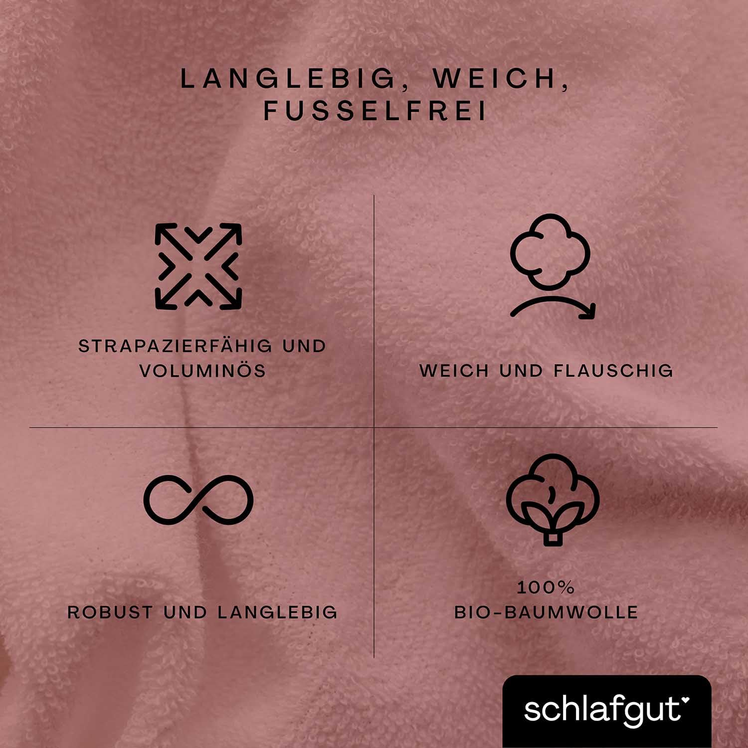 schlafgut Frottex Spannbettlaken 140x200 cm Frottee Baumwolle, Purple Mid