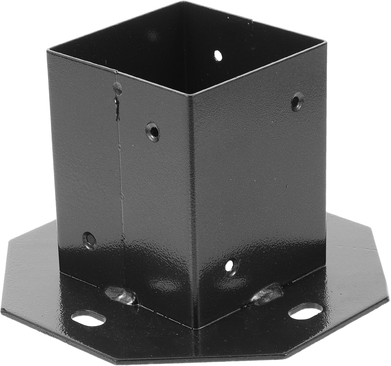 NUOBESTY Post Base Protector Wooden Mailbox Bracket Base for Deck Railing Support Lightweight Design for Garden and Home Use Easy Installation and Construction