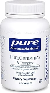 Pure Encapsulations - PureGenomics B-Complex - Broad Spectrum B Vitamin Support for Common Genetic Variations* - 120 Capsules - coolthings.us