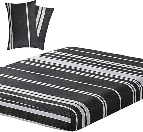 Vaulia - Sábana bajera ajustable de microfibra ligera