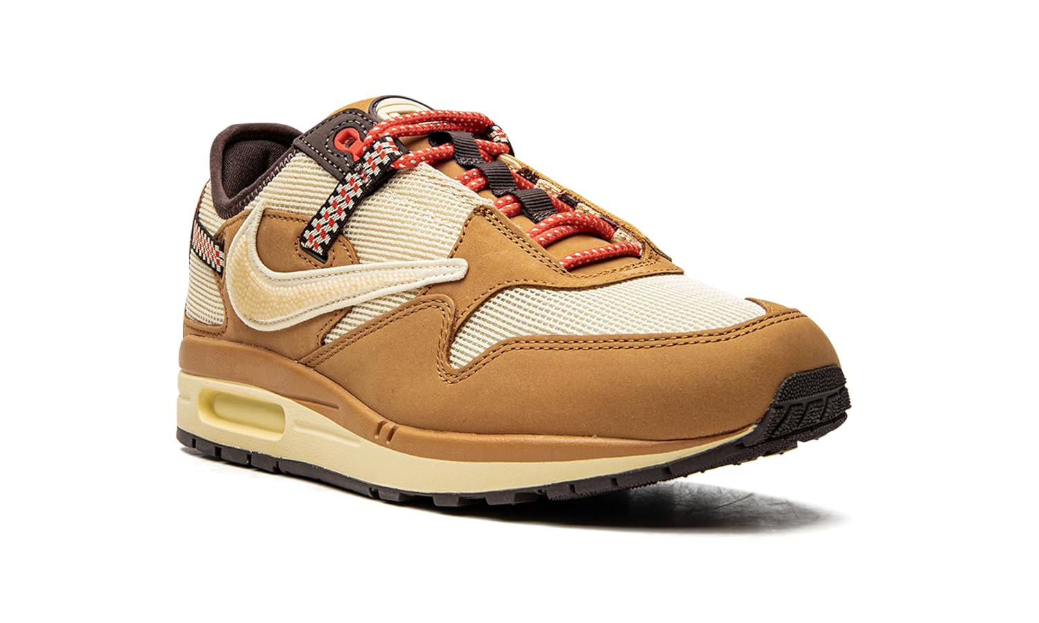TravisScott×Nike Air Max1\"CACT.US Brown\" Nike x Travis Scott Unisex Air Max 1 'CACT.US Brown' Low Top