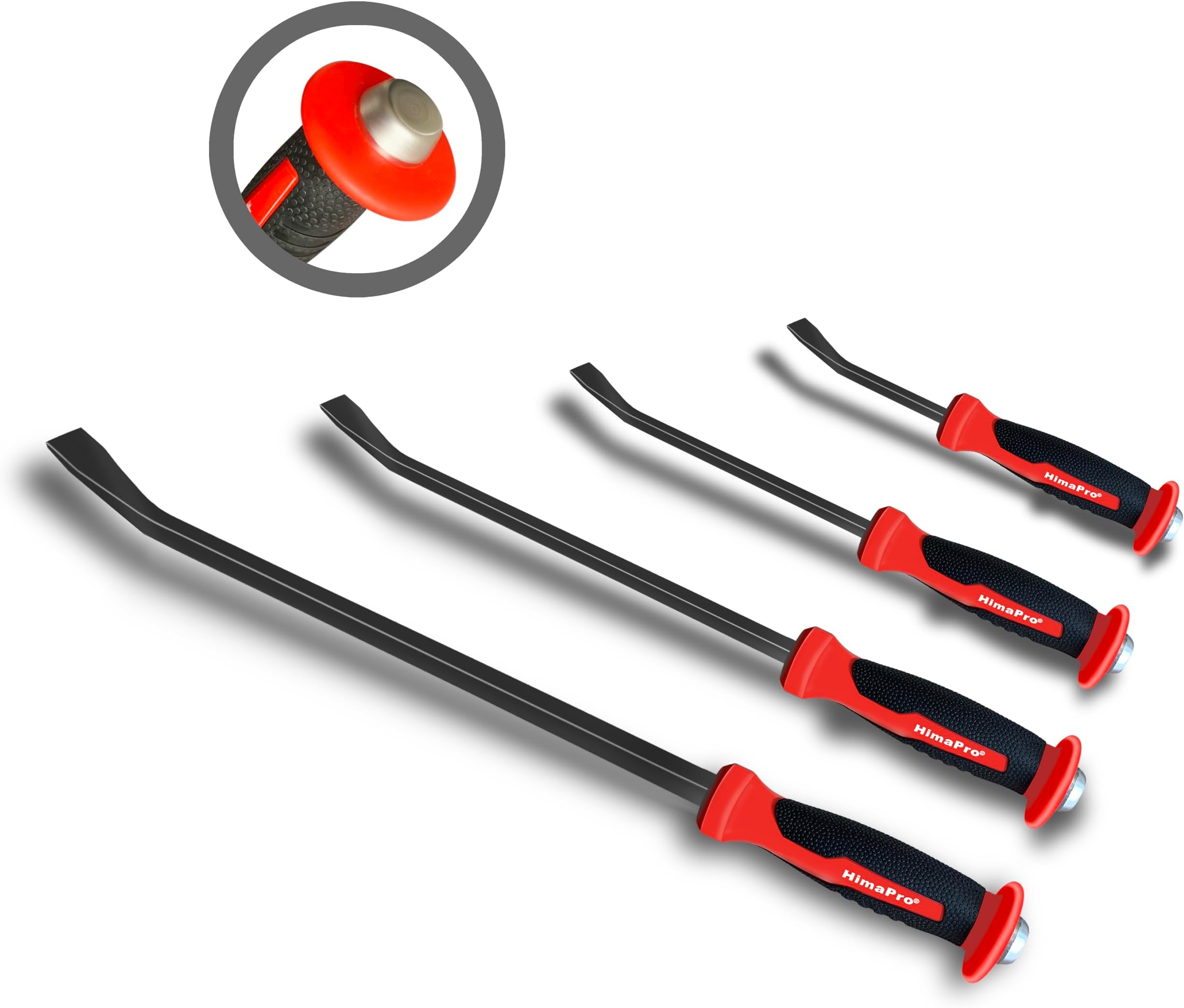 4 Pc Heavy Duty Pry Bar Set