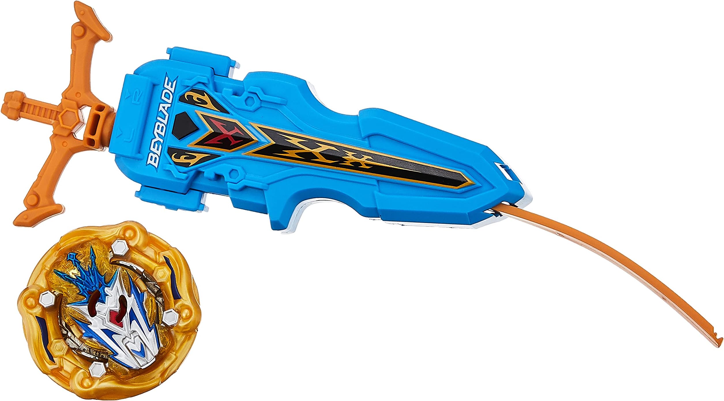 Burst Rise Hypersphere Apocalypse Blade Set - Right/Left-Spin Launcher with Right-Spin Battling Top Toy, Ages 8 and Up