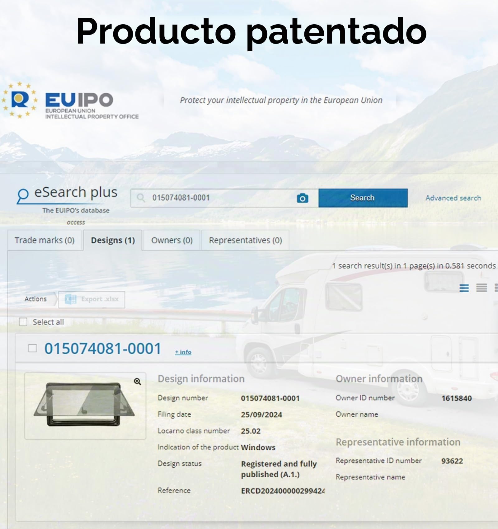 500X450MM Ventana para Camper y Caravana | Ventana Abatible Externa con Persiana Integrada y Mosquitera, Ideal para Todos los Tipos de Vehículos