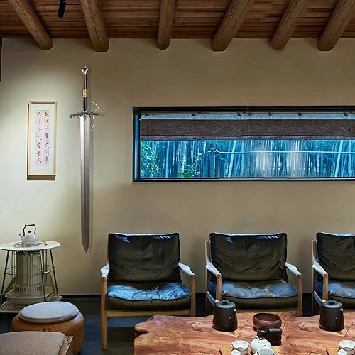 Miniatura 7 de Soporte de espada, soporte de pared para espada, soporte de hacha, ganchos de espada para pared, exhibición de soporte de espada, exhibición