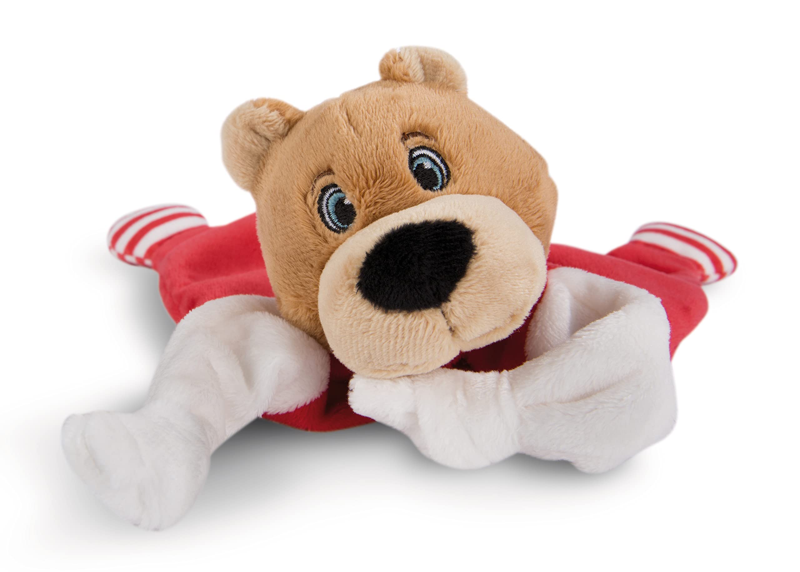 NICI Chusteczka przytulanka FC Bayern Miś Berni 25x25cm czerwona