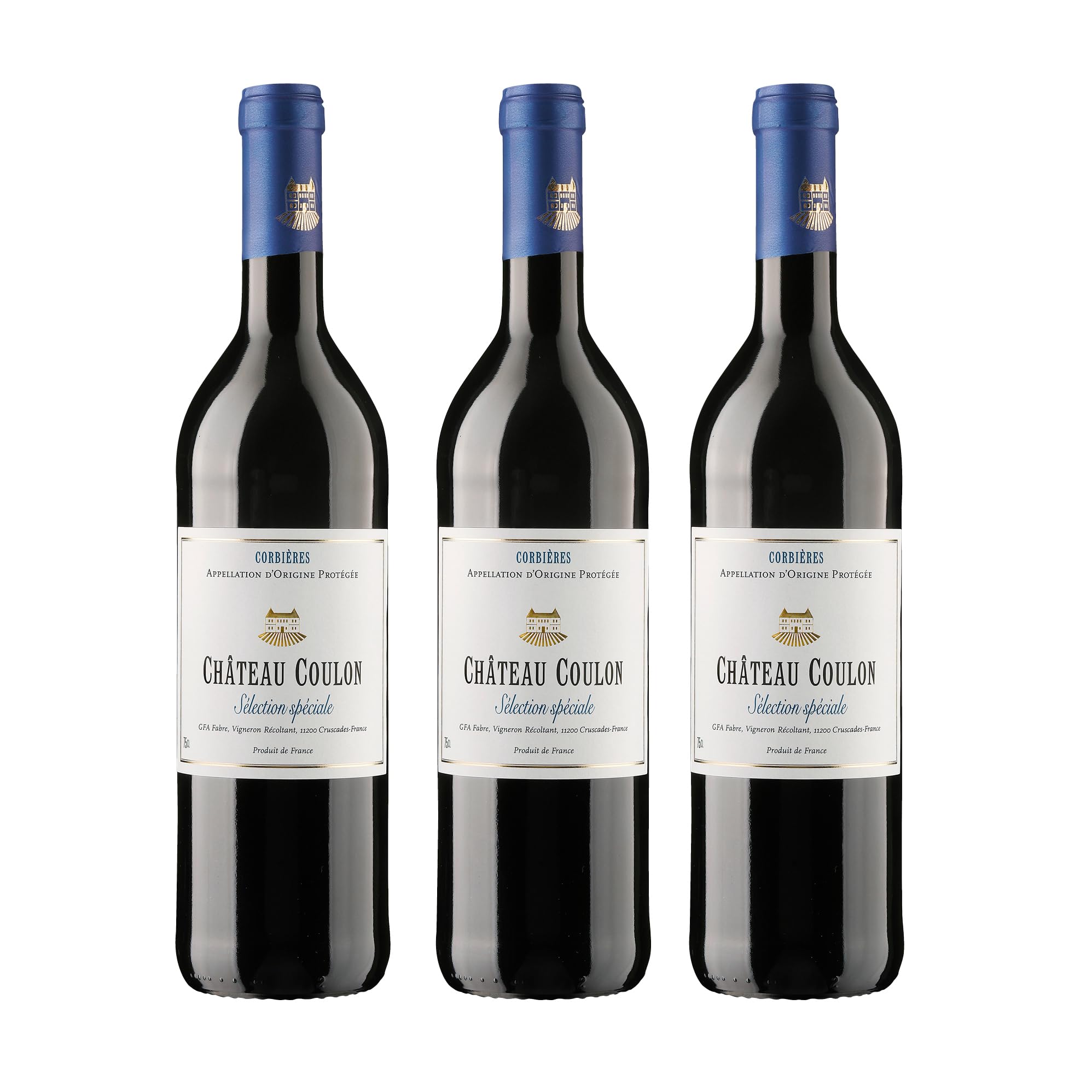 DELINAT – Château Coulon Sélection spéciale 2022 – Französischer Rotwein trocken – Bio-Wein aus Languedoc, vegan