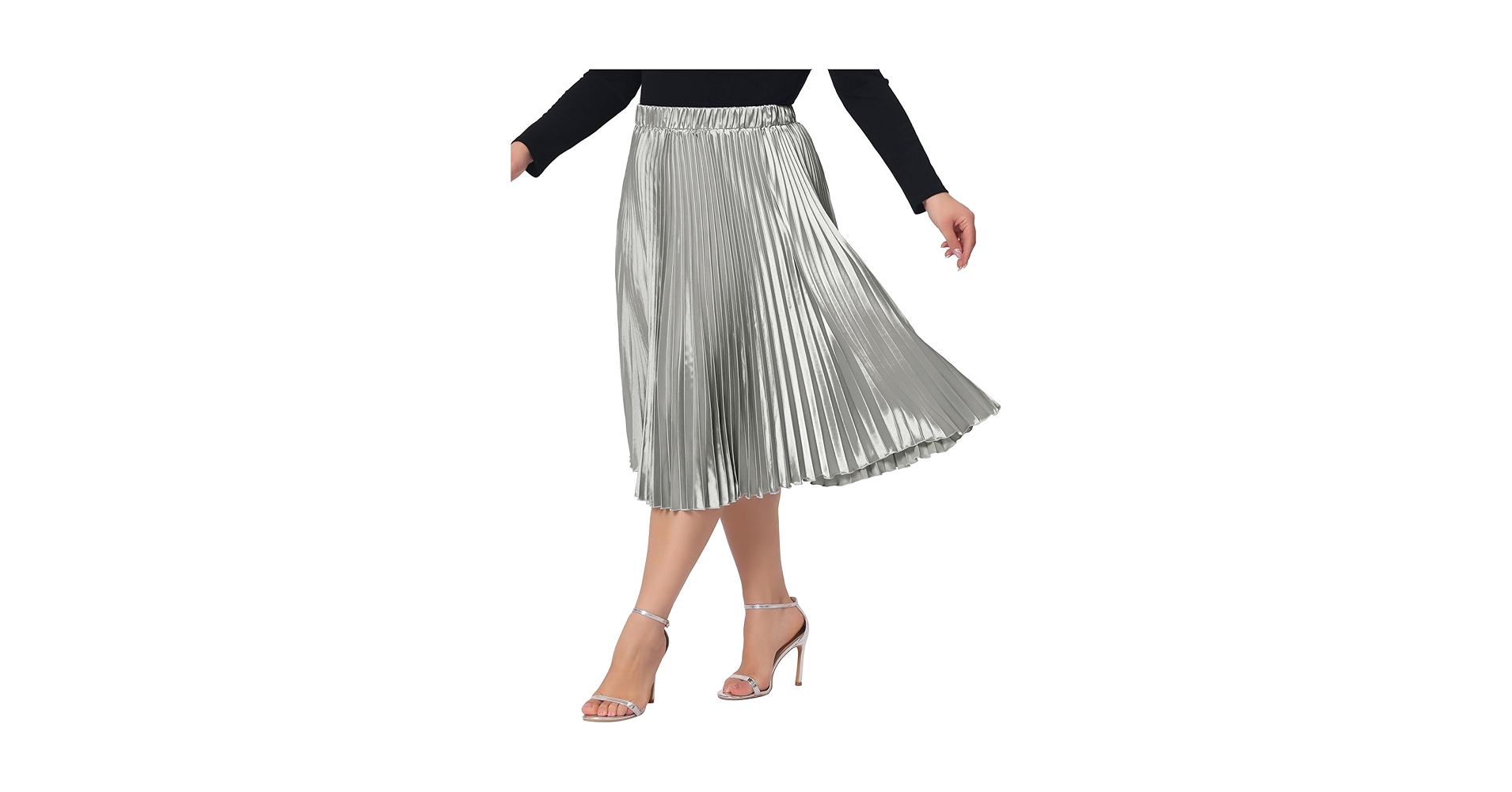 スカート SHINY PLEATS SKIRT Ameri（アメリ）の「SHINY PLEATS SKIRT（スカート）」 - WEAR