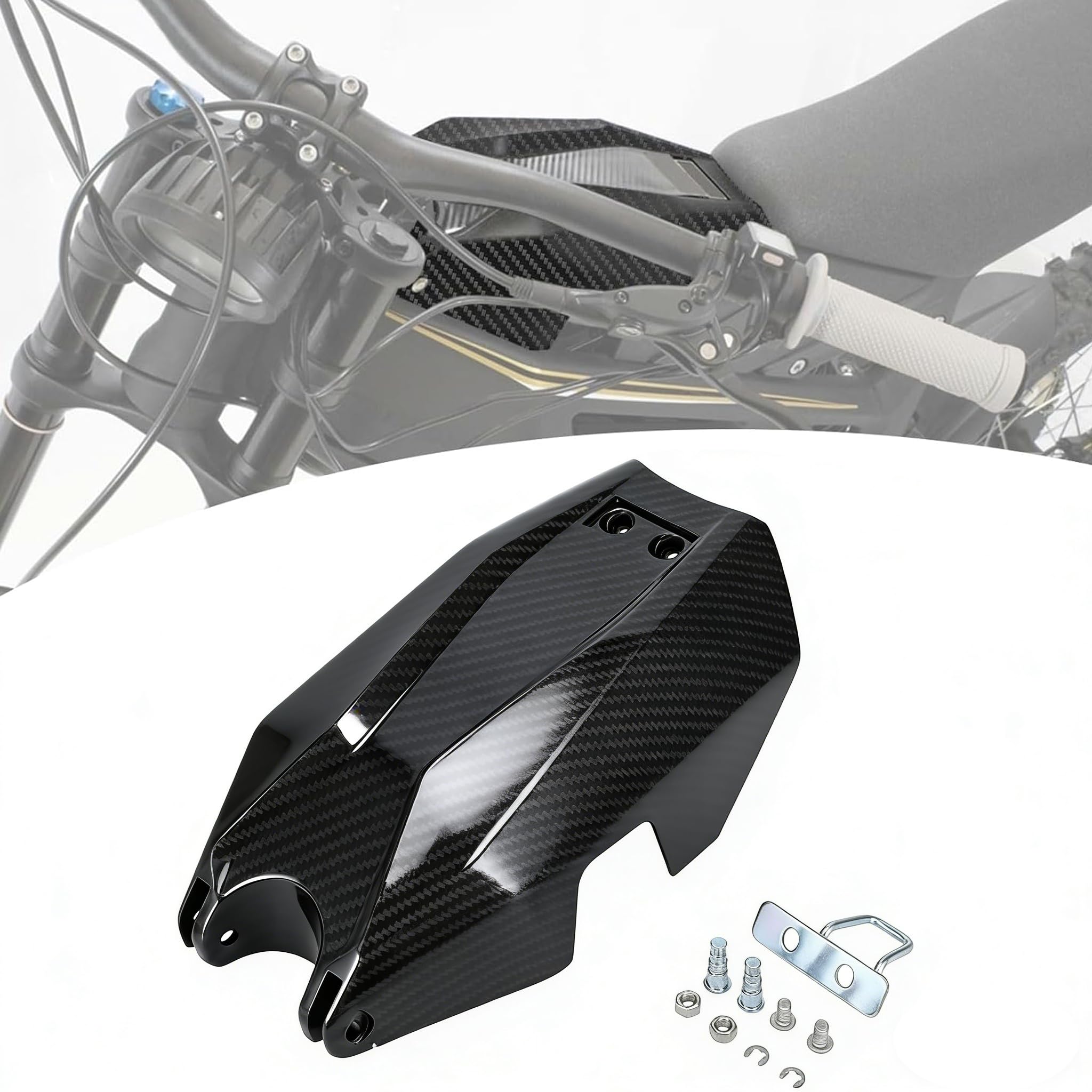 Photo 1 of CHANGCHENG Talaria Fender- Talaria-Battery Cover Guard Protect Carbon Fiber Pattern for Talaria Sting MX3/MX4 Electric Dirt Bike