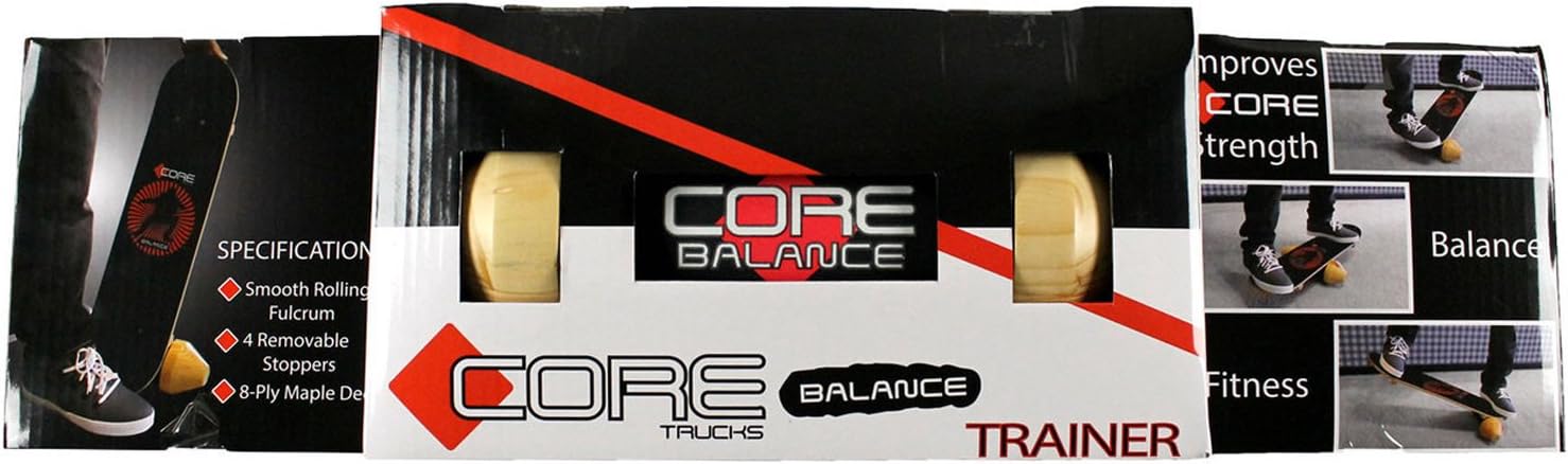 CORE BALANCE BOARD TRAINER Skateboard Snow Surf Indoor Fitness Training : Sports & Outdoors