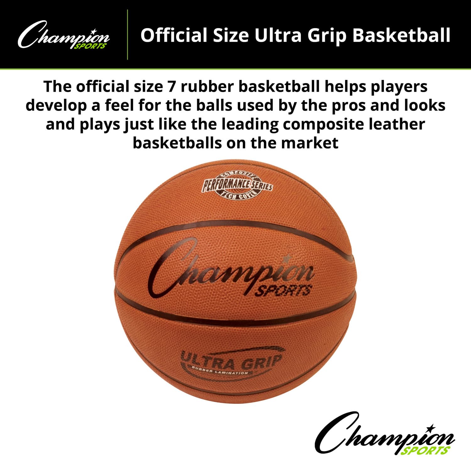 com : Champion Sports Composite Game Basketballs, Official