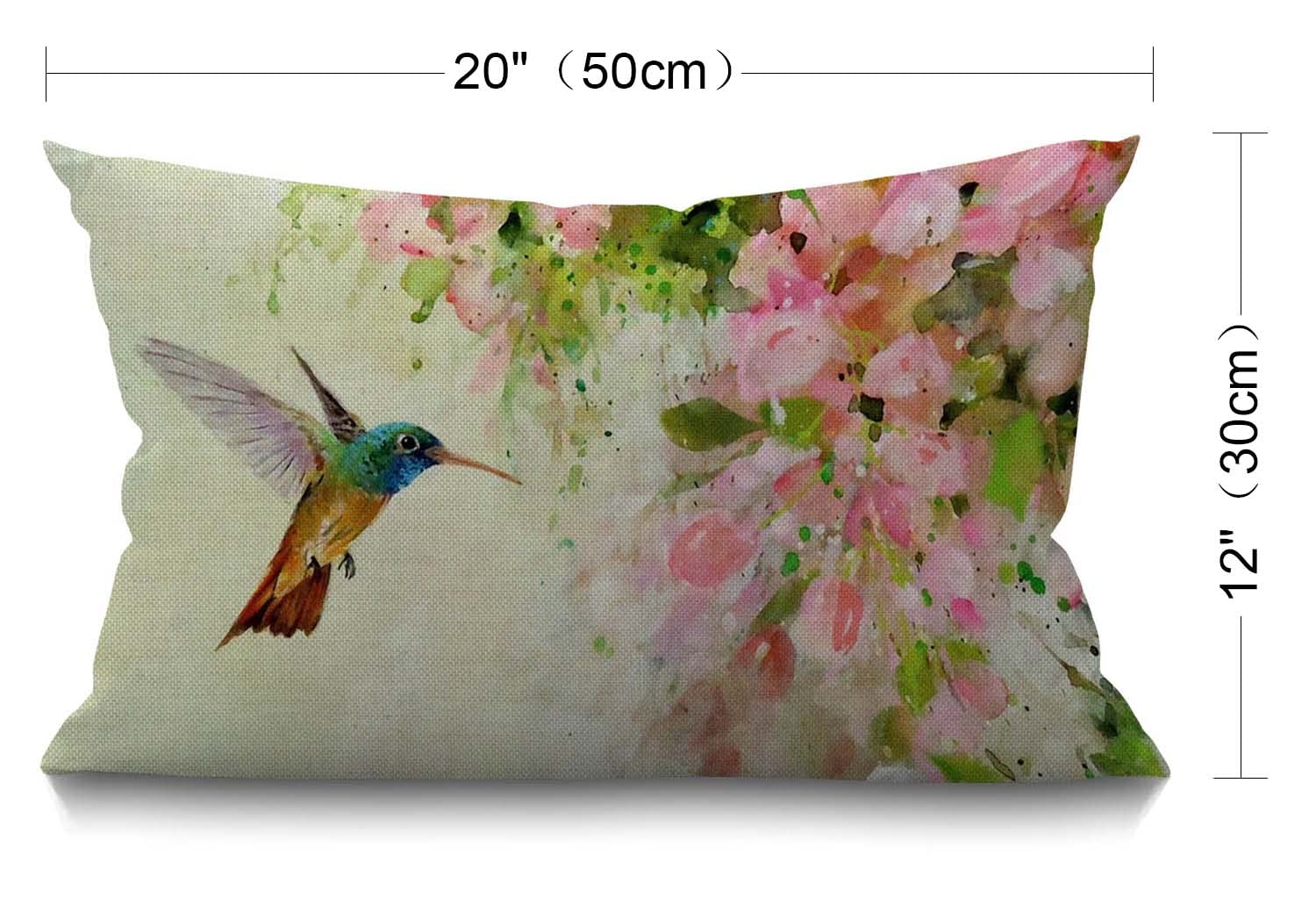Soleebee Set Di 4 Federe Per Cuscino 45x45 Cm - Poliestere Con Cerniera Nascosta, Motivo Floreale A, Decorazione Elegante Per Divano, Letto E Auto