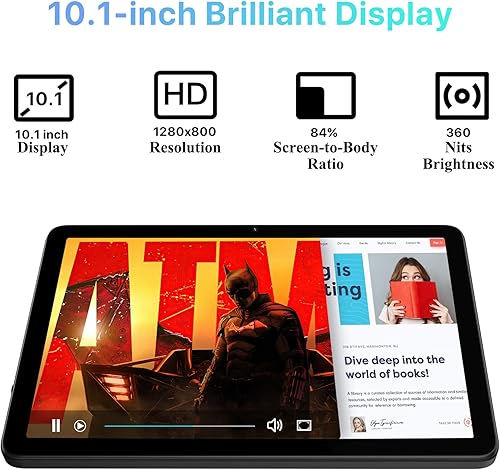 Miniatura 6 de UMIDIGI G3 Tablet PC, tableta de 10.1 pulgadas G3 Tab 3 GB +32 GB Android 13 6000 mAh hasta 256 GB MT8766 Quad-Core 8MP Cámara trasera Face ID