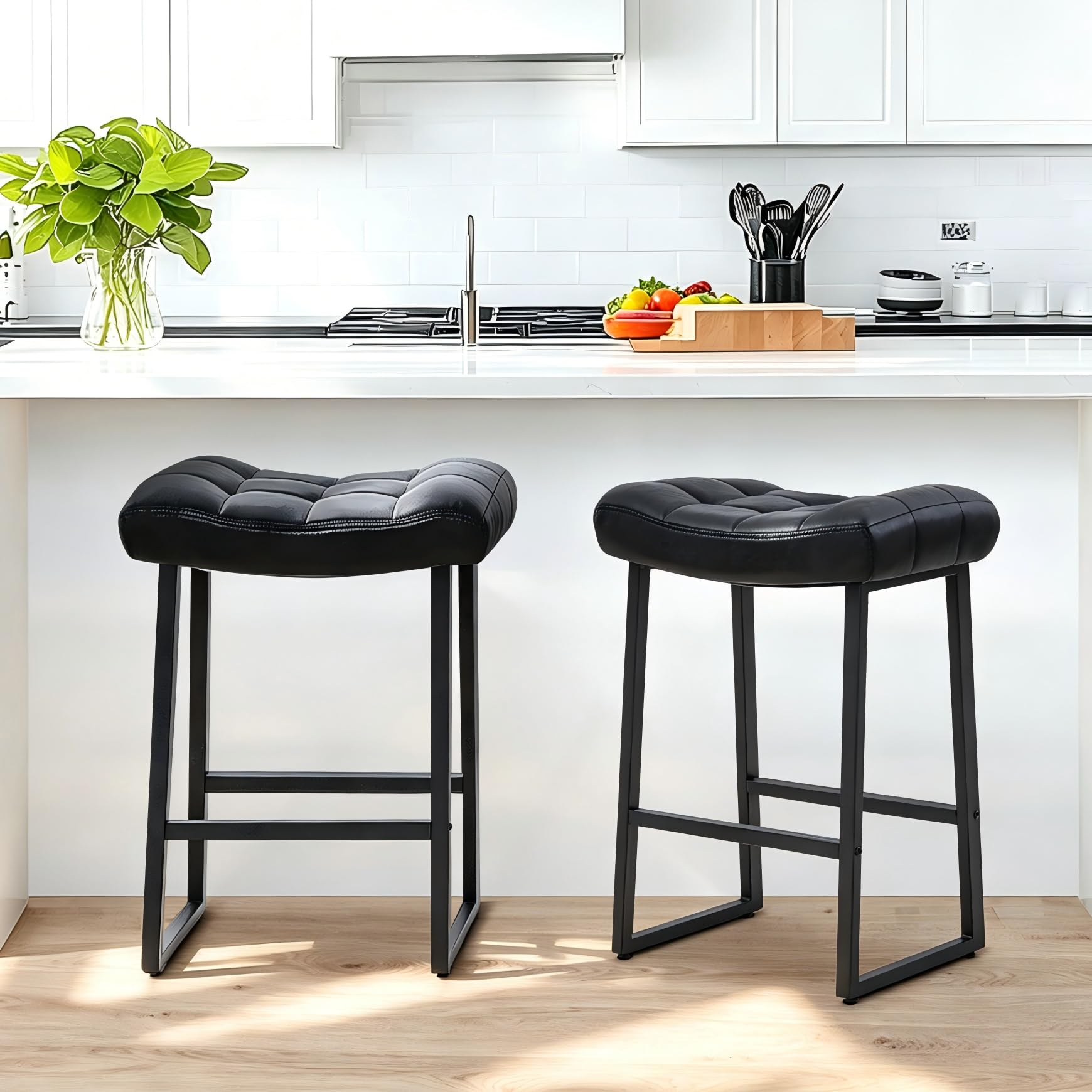 RNKSFX Black Bar Stools