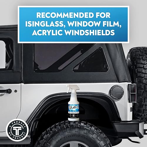 Miniatura 7 de TopCoat Gla-C - Limpiador de ventanas de automóvil a base de agua para parabrisas, acrílico, vinilo y más, mejora la visibilidad y limpia y pule sin