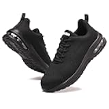 Steel Toe Shoes for Men with Cushion Safety Shoes Lightweight Composite Toe Non Slip Steel Toe Sneakers Womens Indestructible Work Sneakers