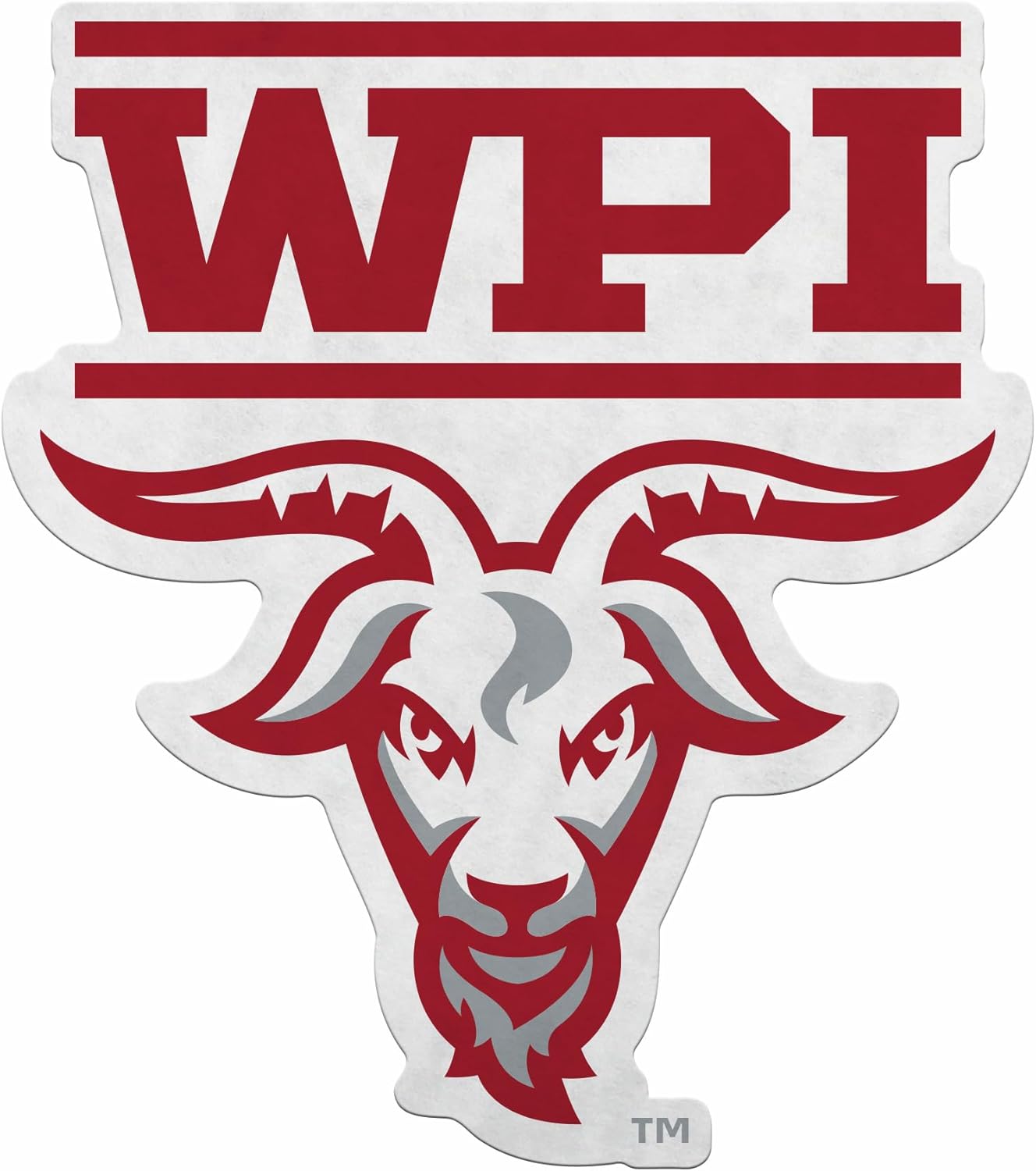 Rico Industries NCAA Worcester Poly Engineers Shape Cut Pennant - Home and Living Room Décor - Soft Felt EZ to Hang