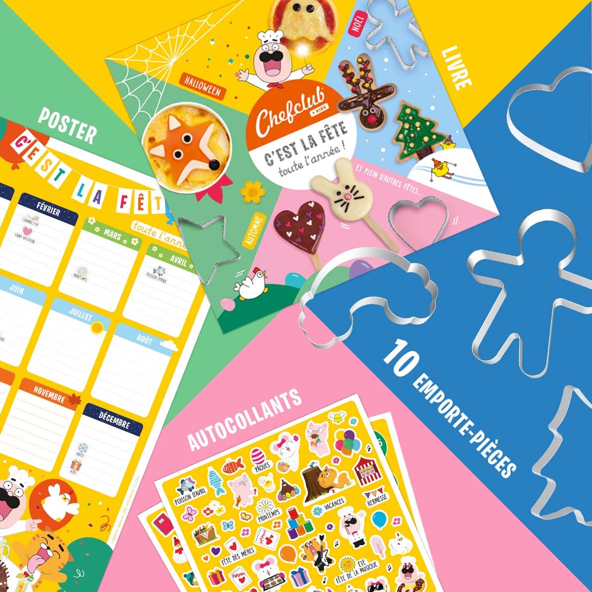 Coffret Chefclub Kids - C'est la fête toute l'année