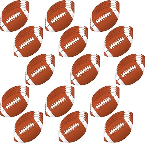 Tenceur 80 piezas de recortes de fiesta deportiva de 5.91 pulgadas, decoraciones de fiesta deportiva con recortes de bolas de papel con puntos de