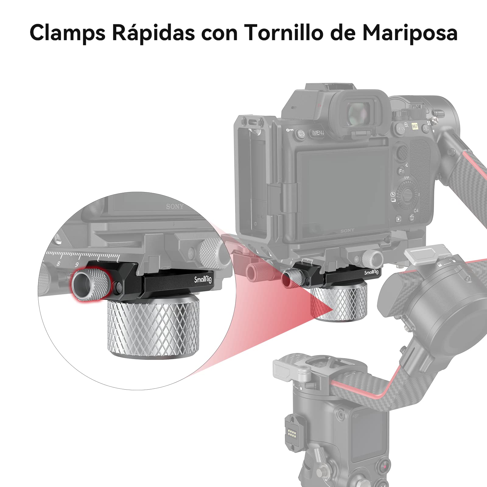SMALLRIG Kit de Contrapeso Counterweight Compatible con dji RS2/RSC2/RS 3/RS 3 Pro, ZHIYUN Crane 2S / 3S y Moza Air 2 / AirCross 2-3125