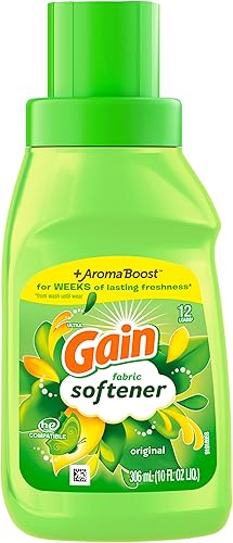 Gain Acondicionador líquido para telas, suavizante de telas original, 12 cargas, 10 fl oz