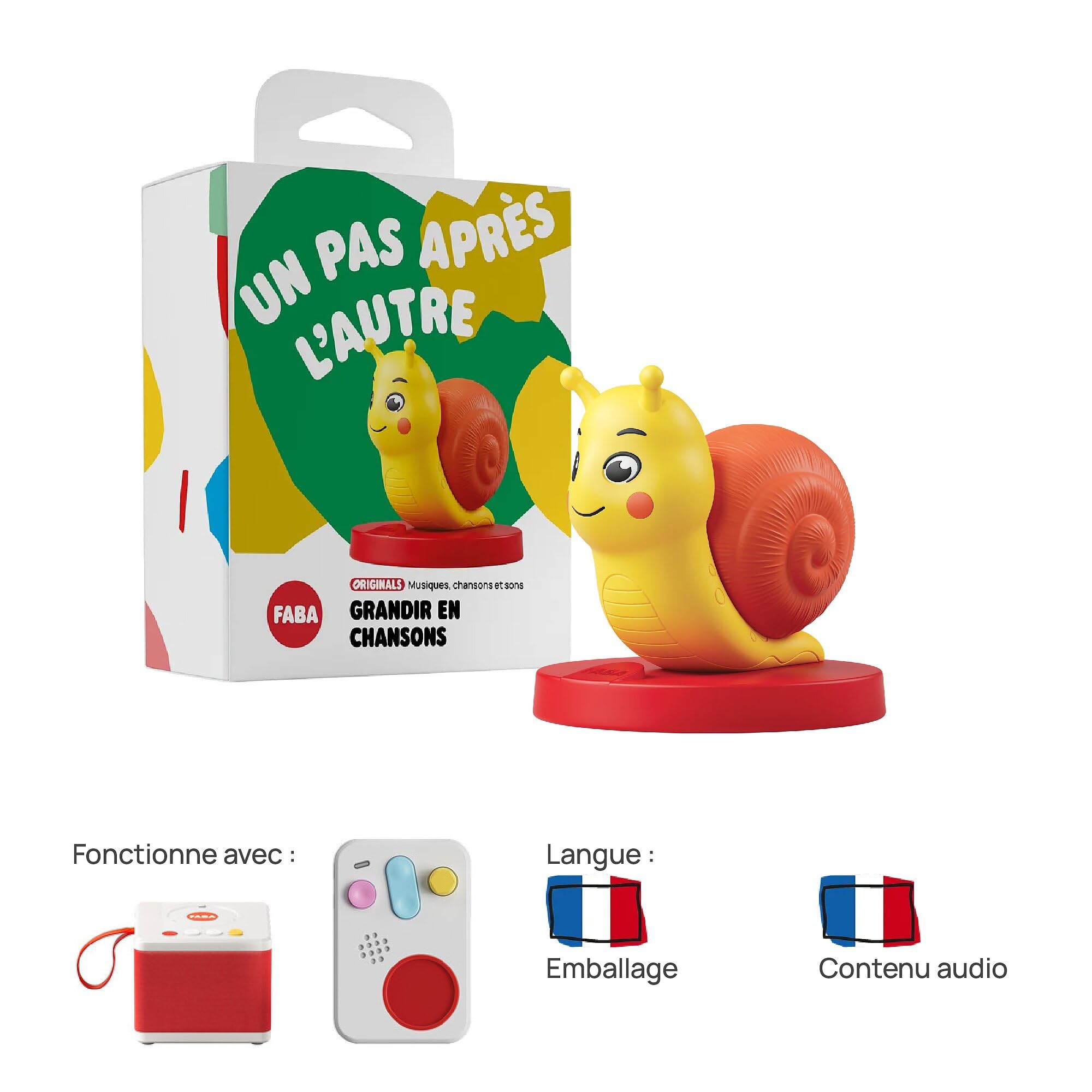 FABA Personnage Sonore – La farandole des Animaux – Musiques et chansons, Enfants 0+ Ans, à écouter avec FABA Conteur d'Histoires et FABA+, Jeu éducatifs, Version française | Musique et chansons pour FABA Personnage Sonore – La farandole des Animaux – Musiques et chansons, Enfants 0+ Ans, à écouter avec FABA Conteur d'Histoires et FABA+, Jeu éducatifs, Version française | Musique et chansons pour