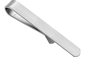 Sleek Silver Skinny Tie Clip for the Modern Gentleman (Set of 2)