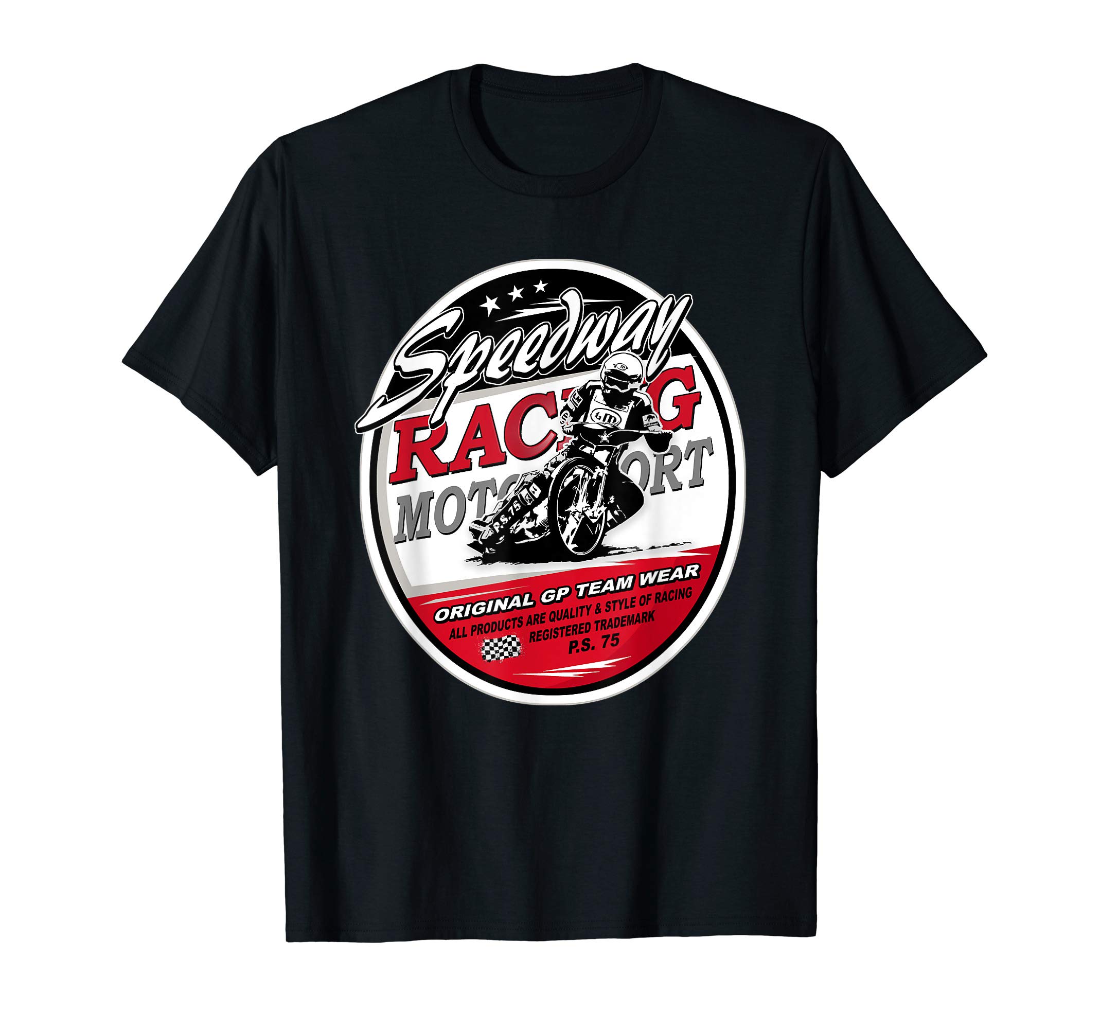 Motorcycle Speedway T-Shirt Flat Track Race T-Shirt