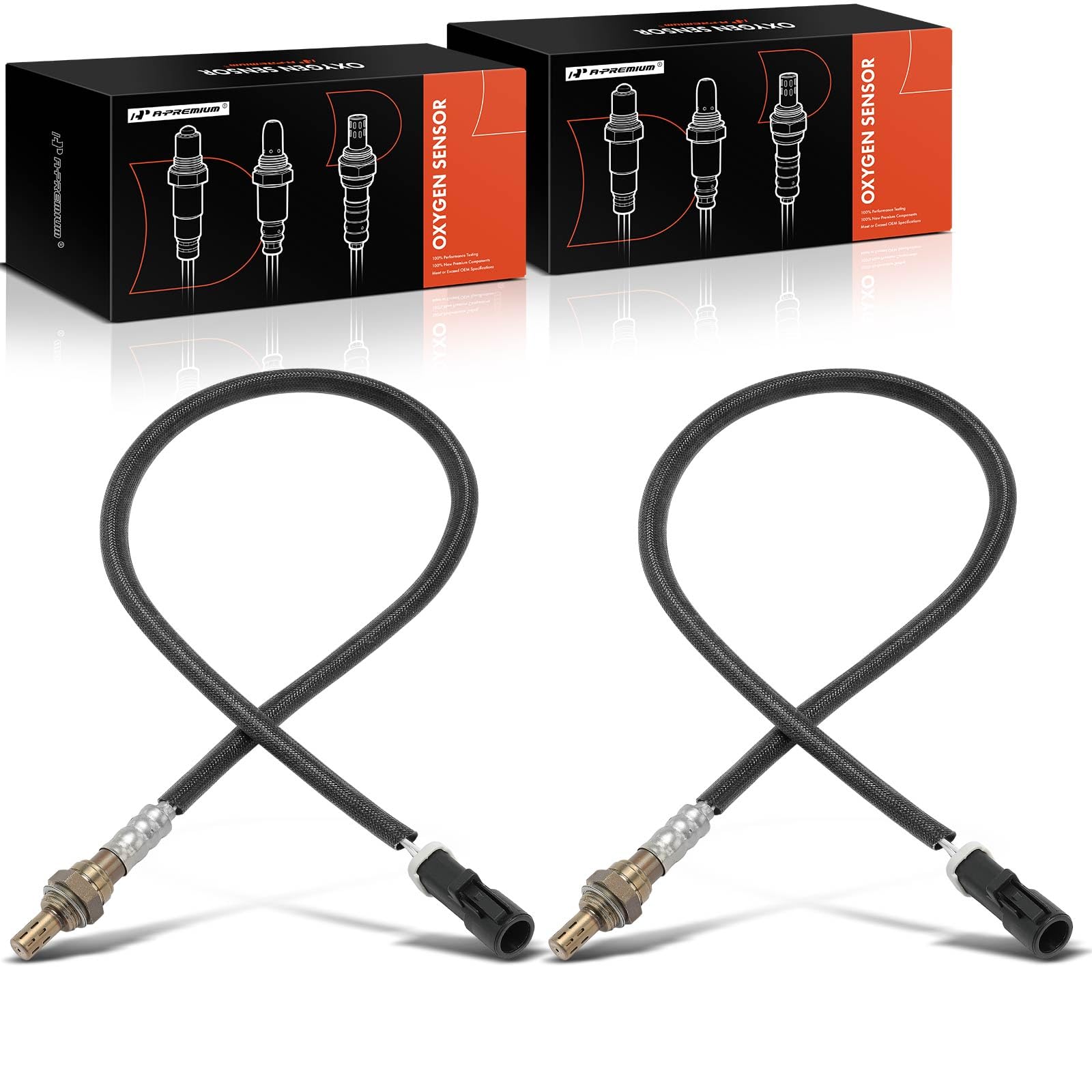 A-Premium O2 Oxygen Sensor Compatible with Ford F-150, F-250 Super Duty, Explorer 1996-2006, E-250, Expedition, 2-PC Set, Replace# 5F9Z9G444AB, 5W6Z9G444BA-image-39