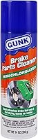 GUNK Non-Chlorinated Brake Parts Cleaner Spray - Fast-Drying 14oz Cans for Pads, Rotors, Calipers, Case of 12