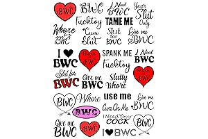 30 BDSM Temporary Tattoos: Unleash Your Inner Submissive