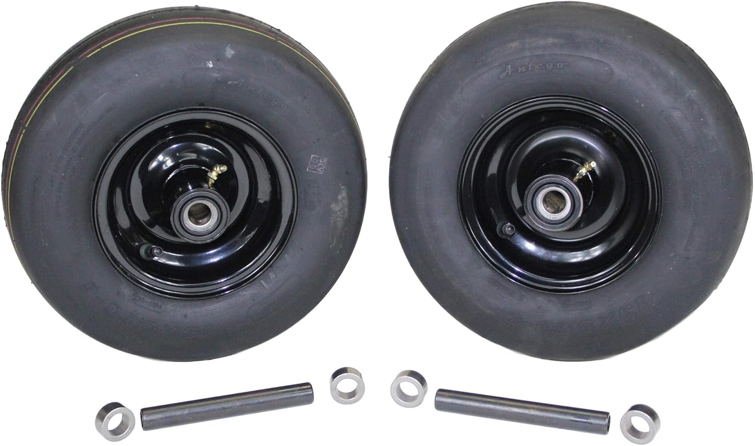 Antego Tire & Wheel Set of (2) 13x5.00-6 Pneumatic Tire and 6x3.25 Wheel Assemblies