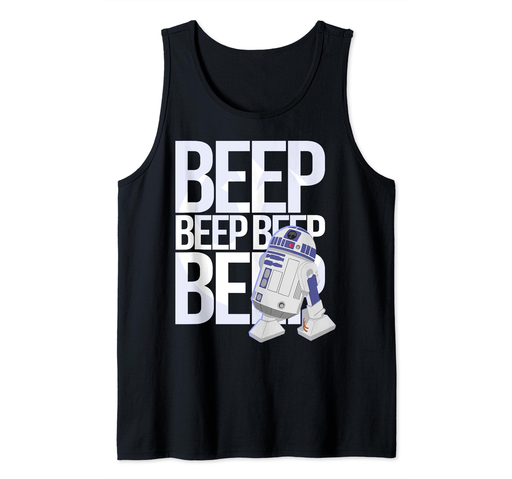Star Wars Galaxy Of Adventures R2-D2 Beep Quote G1 Tank Top, Black