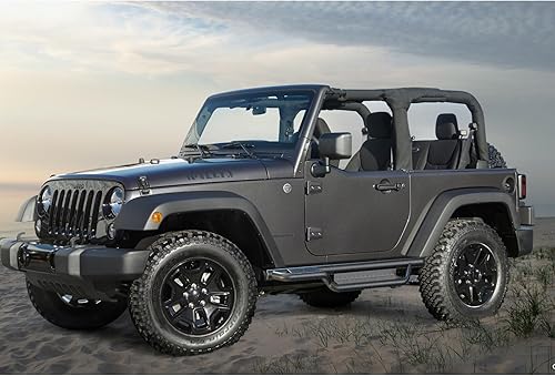 Miniatura 4 de Estribos con diseño de dos escaleras, construcción de acero, peldaños laterales atornillados compatibles con Bronco 2020-2024 de 4 puertas, barra