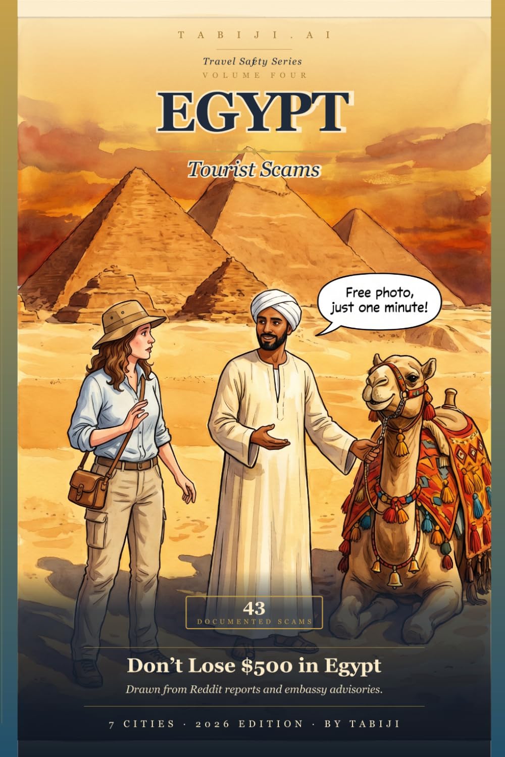 Egypt Tourist Scams 2026: 43 Real Scams Across Cairo, Luxor, Hurghada & 4 More Cities — Drawn from Reddit Reports, Egyptian News, and Embassy Advisories