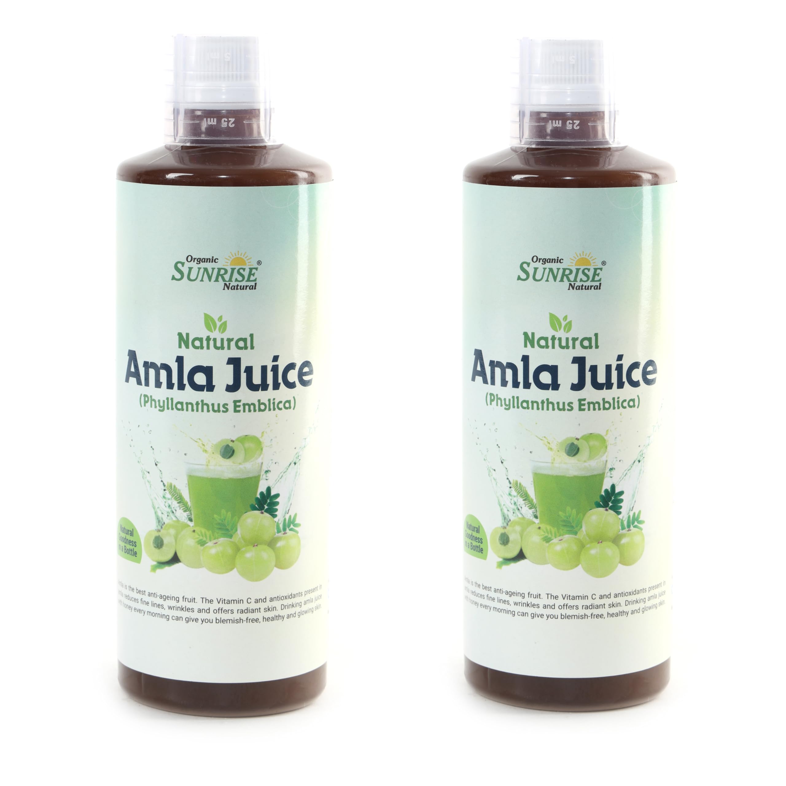 SUNRISE Pure Amla Juice | Natural Source of Vitamin C | Effective Antioxidants for Immunity Boosting | Natural and 100% Ayurvedic Juice - 1000 ML