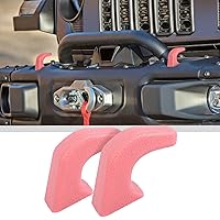 Vista 11 de JWWY Cubiertas de Gancho de Remolque para Parachoques Cubierta Protectora de Receptor de Enganche de Remolque Funda de Goma para Cabrestante