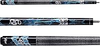 Viper Junior 48" 2-Piece Pool Cue Stick - Rock & Roll Tattoo Design, Lightweight 16oz for Kids & Travel