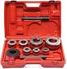 1 Set Pipe Threader Ratchet Pipe Handheld Type Threader Kit Threading Tool Sets w7 Dies38, 12, 34,1, 1-14, 1-12, and 2Carry Case, for the construction and equipment installation