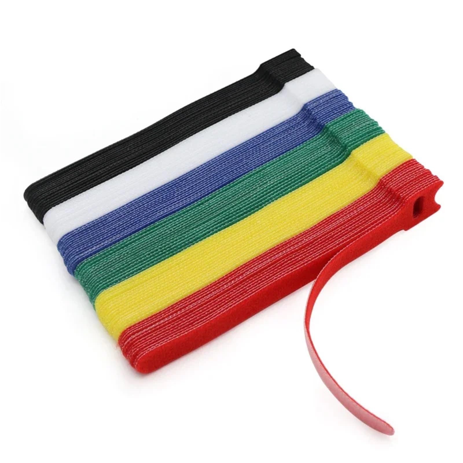Yangshe Purple Nylon Reusable Cable Ties Hook And Loop Tape For Cord Management