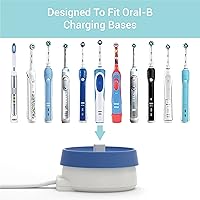 Vista 6 de Funda de silicona limpia para base de cargador de cepillo de dientes Oral-B - Enjuaga rápidamente la suciedad - Identificadores coloridos
