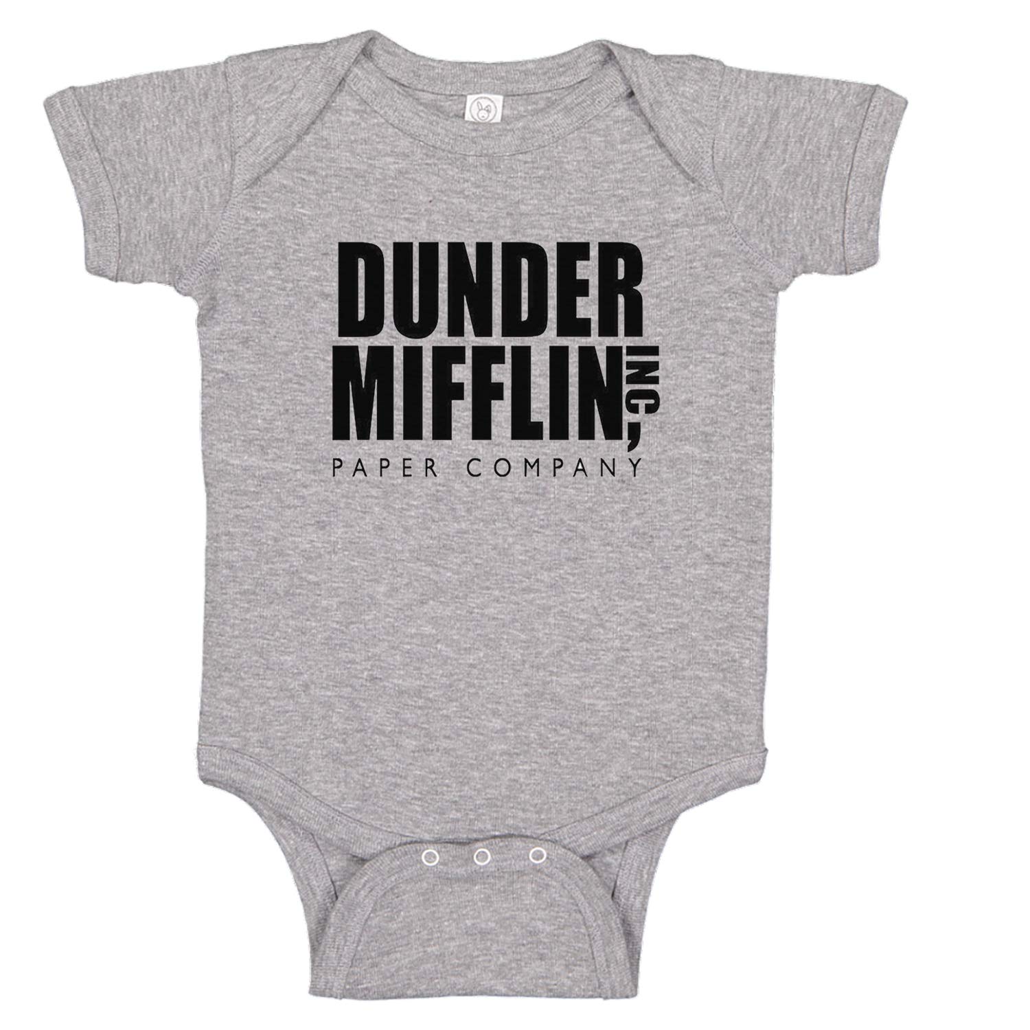 Ink Trendz Dunder Mifflin Inc. Paper Company Funny The Office Merchandise Baby One-Piece Bodysuit