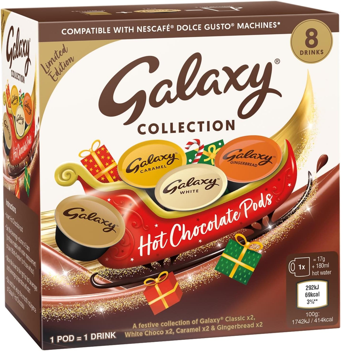 GALAXY Hot Chocolate Pod Selection 8pk