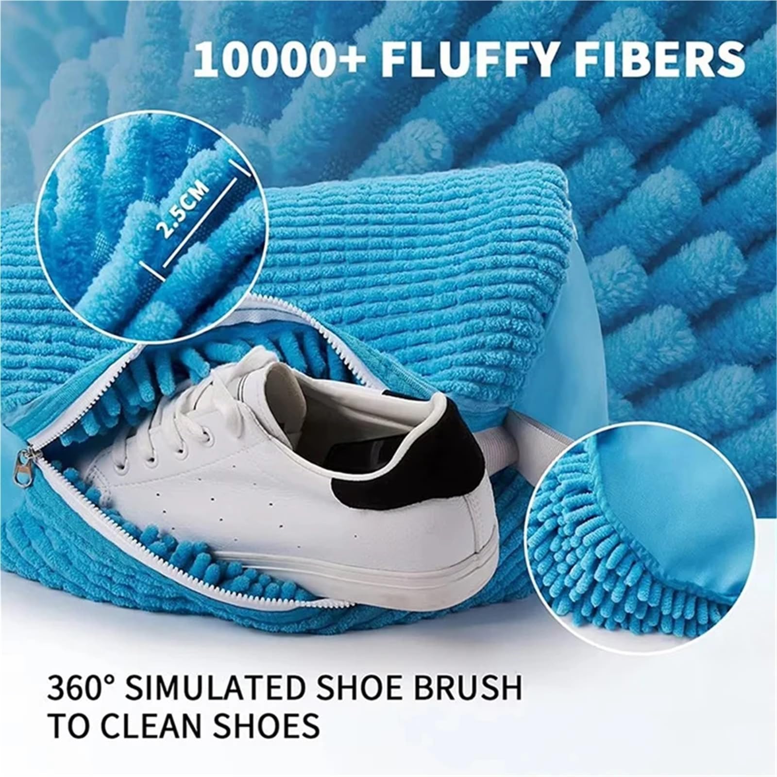 Schuhwaschbeutel aus Polyester
