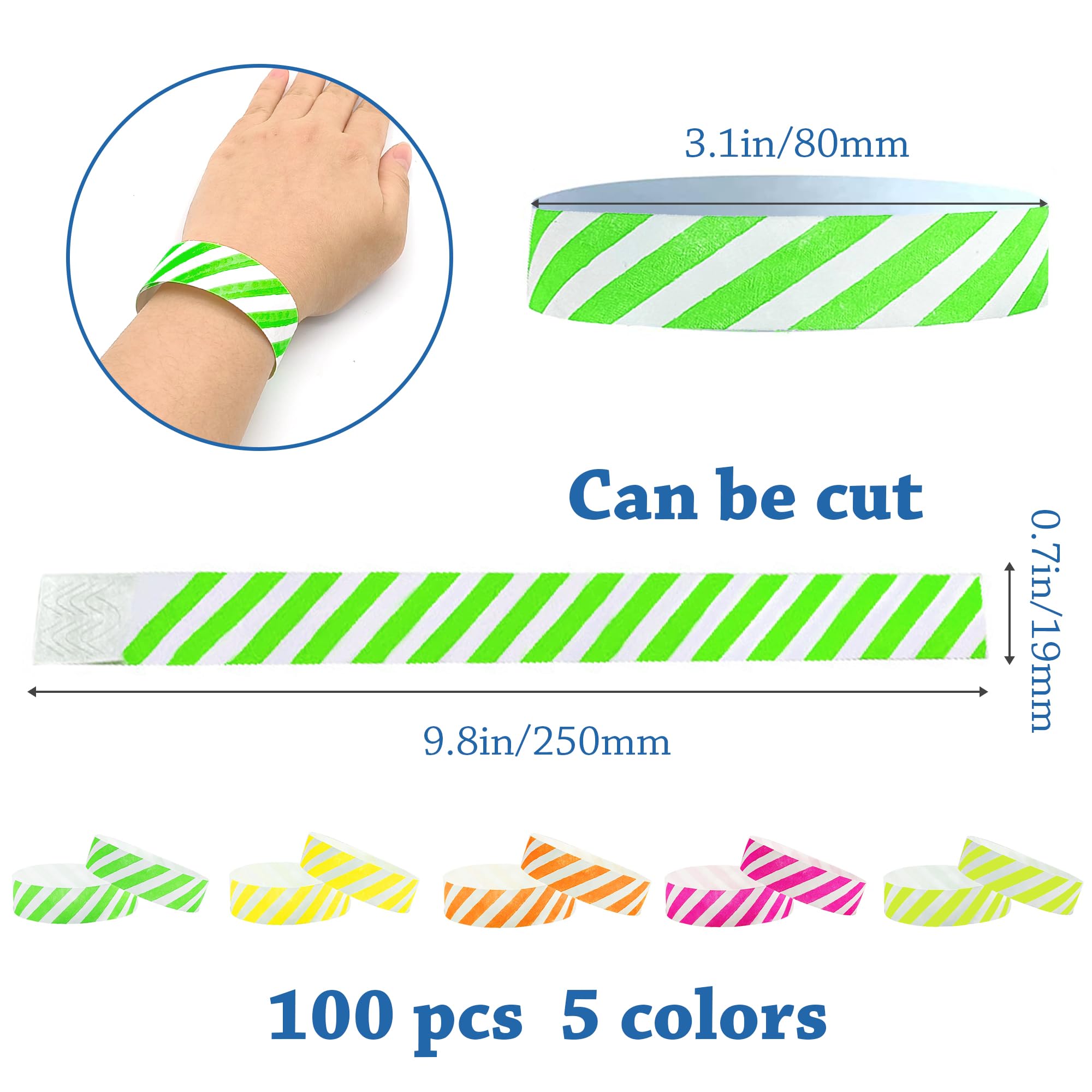 180 Pezzi, 18 Colori Per Eventi E Festival Bracciale In Tessuto