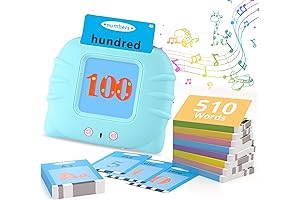 Toddler Talking Flash Cards: Interactive Learning for Sight Words, Letters, and Numbers