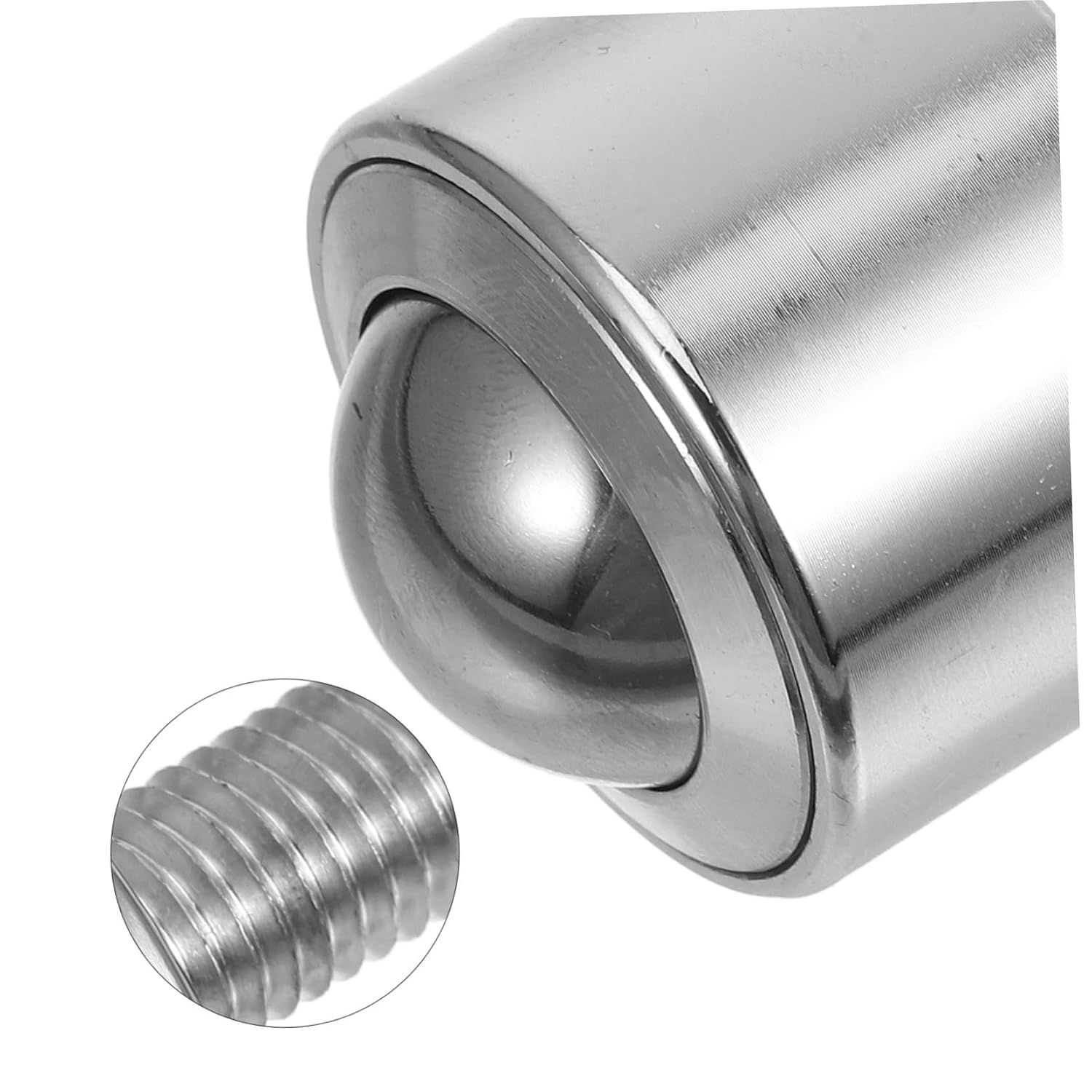 iplusmile High Precision Threaded Ball Transfer Bearing Heavy Duty Roller for Industrial Machinery Ball Caster Transfer Unit with Bearing Steel