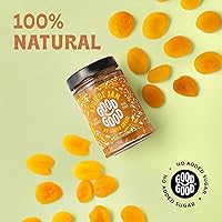 Vista 3 de Mermelada de Albaricoque GOOD GOOD - Sin Azúcar Añadida - Baja en Calorías - Sin Gluten y Vegana - Apto para Diabéticos y Keto - 12 oz / 330 g